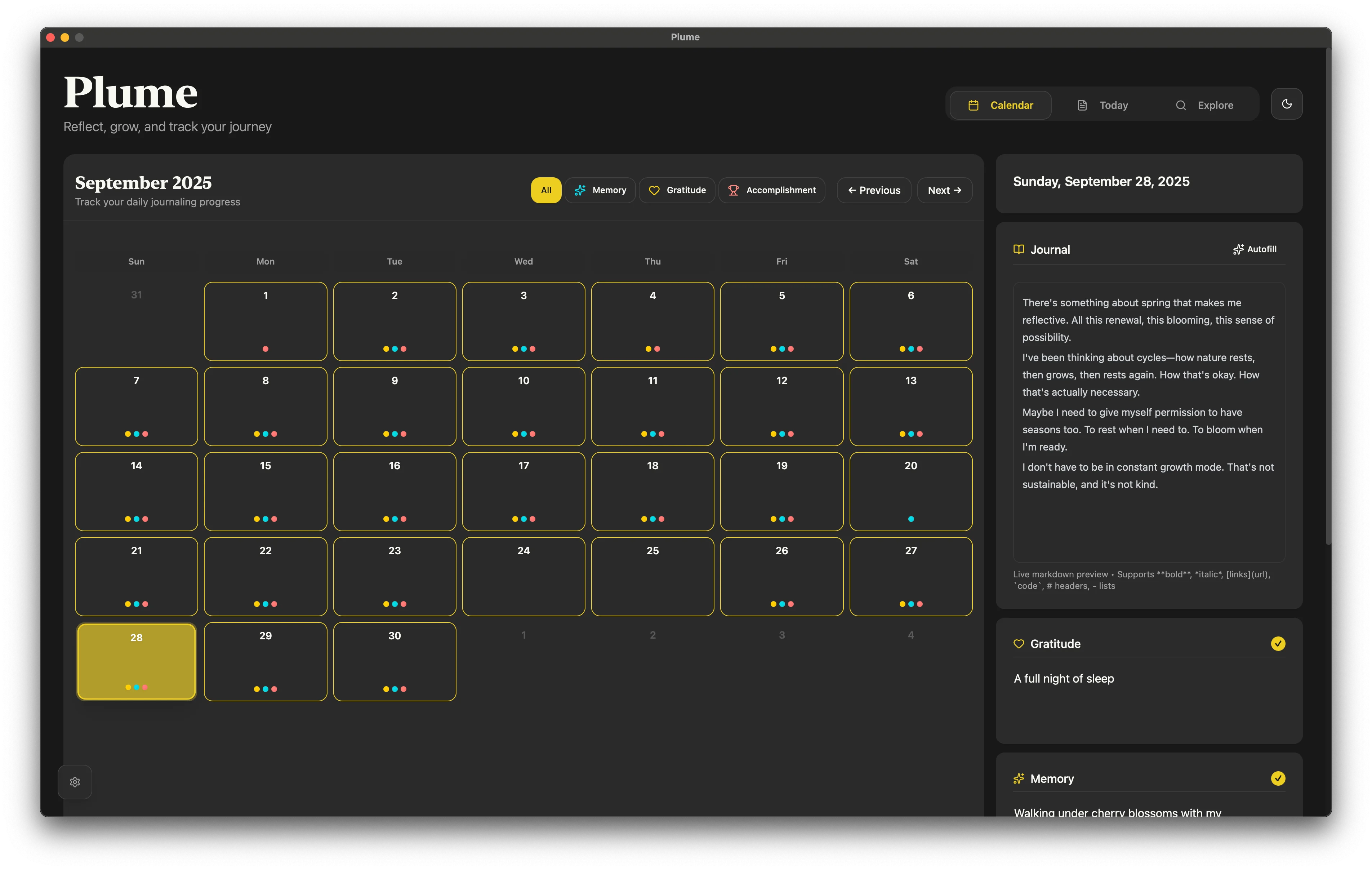Plume app demo